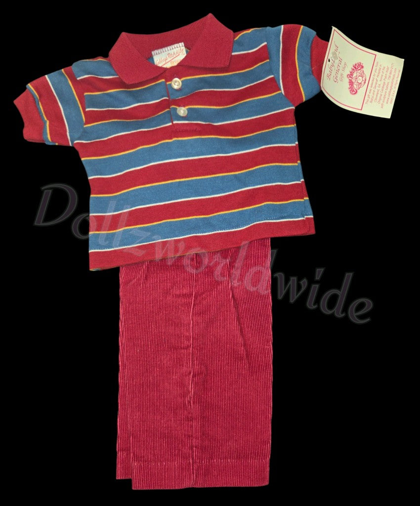 Vintage Cabbage Patch Kids Soft Sculpture Boys Outfit ~ New With Tags
